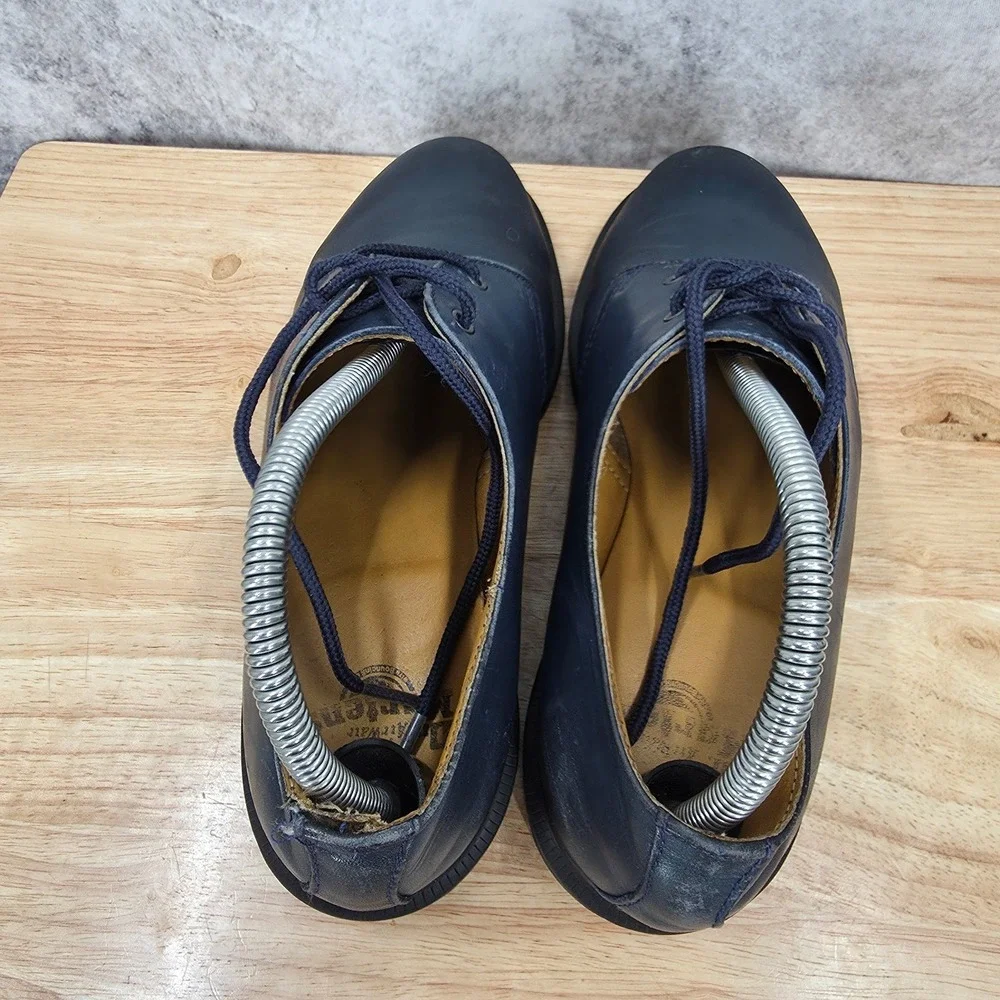 Dr. Martens Derby Shoes Mens 7 M Navy Blue Air Wair Oxford Casual Shoes 1461